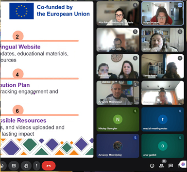 First Kick-Off Meeting Held Online